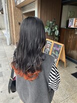 カフェアンドヘアサロン リバーブ(cafe&hair salon re:verb) オレンジエンドカラー