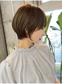 20代30代40代50代/丸みショート/クビレ/前髪あり/表参道