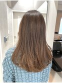 イメチェン似合わせカット/ハッシュカットレッドブラウン