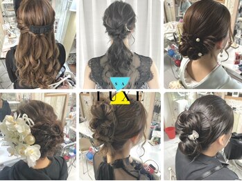 ヘアーメイクサロン リュクス(Hair make salon LUXE)の写真/ヘアセット¥1300～《錦★土日早朝7：00～受付OK》プチプラ☆女子会/コンサート/ちょっとしたお出かけにも♪