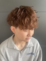 ニアウ 伊勢崎連取店(Niau)&nbsp;メンズマッシュ波巻きスパイラルパーマ