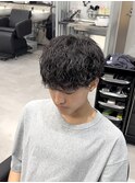 波巻きパーマ/メンズパーマ/マッシュ/ツーブロック/刈り上げ