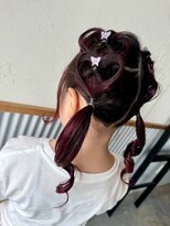 ブランカ バイ リッカ(Blanca by Ricca)&nbsp;カシスパープル×ハートツインテール