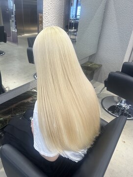 ペレ 栄店(PELE) デザインカラー/レイヤーカット/ウェットヘア/オリーブベージュ