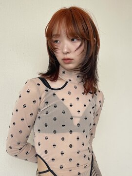 シーカ ニカイ(siika NIKAI) 秋におすすめアンブレラカラー　アプリコットオレンジ