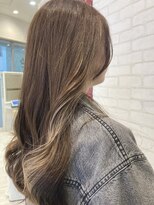 ビス ヘア アンド ビューティー 西新井店(Vis Hair＆Beauty) 代30代40代大人かわいいベージュイヤリングカラー