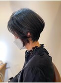 大人ショート くびれショート 小顔 ボブルフ