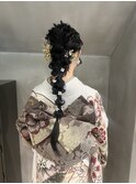 〈成人式ヘアセット＊あみおろし〉