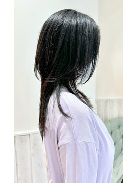 ネオリーブカップ 町田店(Neolive capu) ウルフレイヤー　メルティカラー　似合わせカット