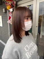 リム(Limb)&nbsp;【艶髪】バッサリカット　顔まわりレイヤー　ショコラカラー