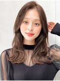 モテ髪ナチュラルカール大人可愛い20代30代40代◎薄めバング