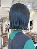 ヒビヲ(HIBIO) 横浜ハイトーンボブタッセルボブ外ハネボブミルクティーベージュ