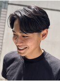 フェザーパーマ×テーパーフェード