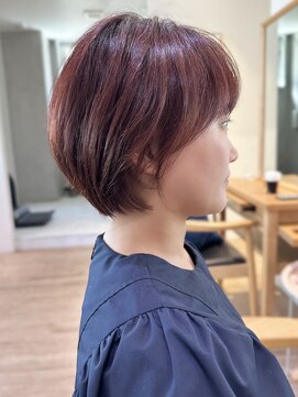 セイドット リー(Say. Ree) Say.ショートボブくびれショートレイヤーベビーピンクパープル