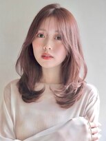 リヤン 表参道(lyann)&nbsp;斜めバング暗めカラーデザインカラーイメチェンくびれヘア