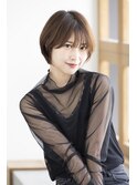 【Totia本通】大人ショートボブ×チョコレートブラウン