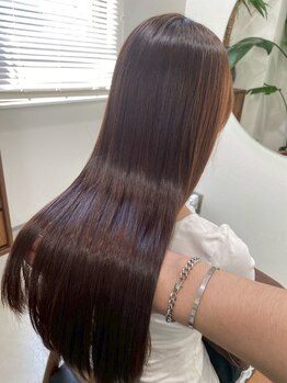 業界最高峰の縮毛矯正♪最小限のダメージで、しなやかでナチュラルな美髪矯正を実現！[立川/髪質改善]