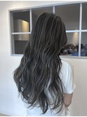 ハイライト/ハッシュカット/クラゲヘアー/黒髪カタログ/一宮