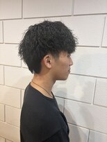 アルゴ 茅ヶ崎(ARUGO)&nbsp;波巻きツイストスパイラル/サーフカール/刈り上げセンターパート