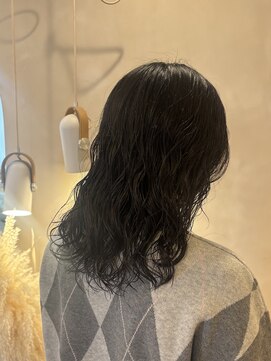 ラヴィズム 名駅店(LUVISM) ボブ/ミディアム/レイヤー/顔周りレイヤー/パーマ/艶カラー