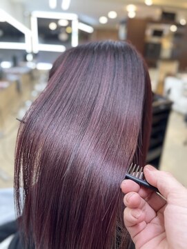 ビーワンヘアー 藤井寺 土師ノ里(B1hair) うる艶カラーとプラチナトリートメント