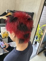 トリコ(ToricO)&nbsp;ワインレッド　チェリーレッド　ダブルカラー　ブリーチカラー