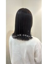 オーガスト ヘア ネイル(AUGUST hair nail)&nbsp;オリーブグレイ/ブリーチなし/横浜/ダークトーン