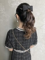 コトナ(kotona)&nbsp;【ポニーテールヘアセット】ヘアアレンジシニヨンカチモリ渋谷
