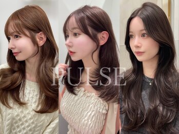 パルス ギンザ(PULSE ginza)の写真/【韓国顔周りカット＋透明感カラー￥9,900】顔周りや前髪カット、レイヤーカットでトレンド大人韓国ヘアに!