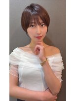 ダム(DaM) ショートボブ髪型20代30代40代50代前髪あり前髪な し面長丸顔