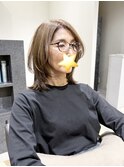 抜け感大人レイヤーミディ