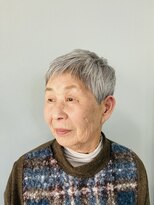 アンドエガオ いわき(&egao)&nbsp;Gray hair short style