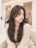 ユイマァル 岡山(YUIMARL)&nbsp;レイヤーカット★20代30代40代岡山★艶髪マロンブラウンカラー★