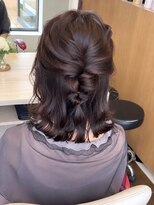 アース いわき店(HAIR&MAKE EARTH)&nbsp;ゆるふわハーフアップ