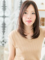 モッズヘア 上尾西口店(mod's hair)&nbsp;*mod's上尾*センターパート…小顔ハンサムセミディa!