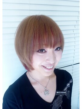 ヘアースペース 練馬店(hair space COCO) ベージュインナーレッド(ダブルカラー)