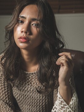 カッファ 東銀座(CUFFA) 【CUFFA】毛先パーマ大人ロング黒髪美髪東銀座築地新富町