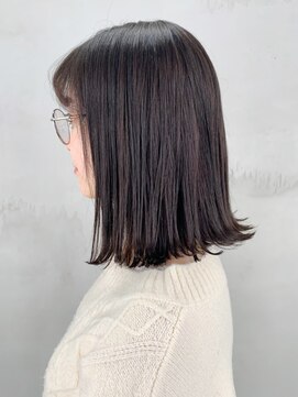 アルバム 銀座(ALBUM GINZA) グレーミディ_毛先パーマことりベージュ_ba262543