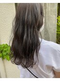 地毛風ナチュラルカラー×ウェーブ