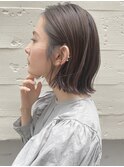 【PARK】ココアベージュ×ナチュラルボブ