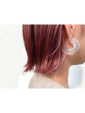 ミー(mii) カシスピンクカラー×インナーカラー