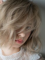 カバーヘア ブリス 大宮西口(COVER HAIR bliss) 外国人風こなれハイトーンふわふわボブ201v大宮10代20代30代