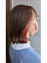 ソラーナ(SOLANA)&nbsp;くくれるボブ　インナーカラー