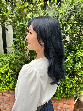 ピュア ポイント 和光店(PURE POINT) ハイトーン/ネイビー/韓国カラー/ロング