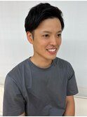 爽やか☆ツーブロック 黒髪 ビジネスヘア 30代人気 七三分け