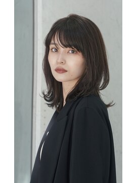 ガーデン ジングウマエ(GARDEN jingumae) 外ハネ/ミディアム/レイヤー/シースルーバング/伸ばしかけ/美髪