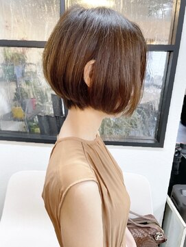 ニット 銀座(knit) 《knit銀座 佐野元気》40代50代60代ショートボブ丸み前下がり