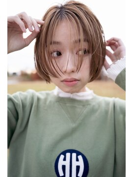 ミリィ 四日市(mily) 【mily山田】冬の透け感ショート◎