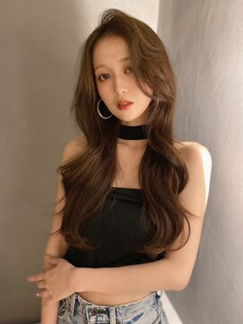 ヌイ 横浜(nui) ワンホンレイヤー×モカベージュ_前髪マチルダボブ