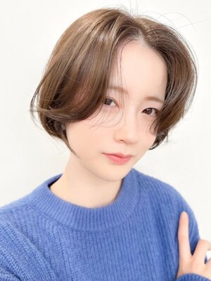 【カット￥3500】小顔×おしゃれ感が叶うボブスタイルは大人気◎顔周りのニュアンスカットはROIにお任せ◎